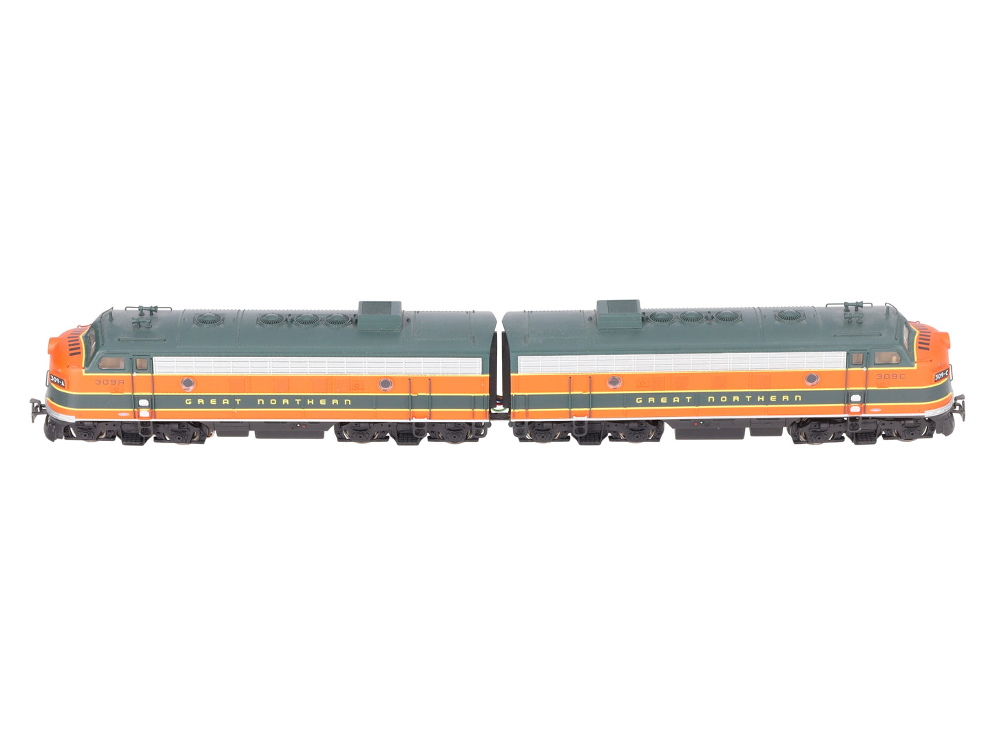 Marklin 39621 HO Great Northern F7 A/A Diesel Electric Loco MFX+ w/Sound EX/Box