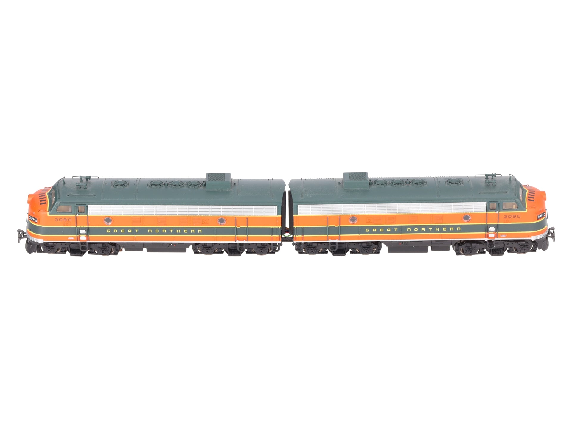 Marklin 39621 HO Great Northern F7 A/A Diesel Electric Loco MFX+ w/Sound EX/Box