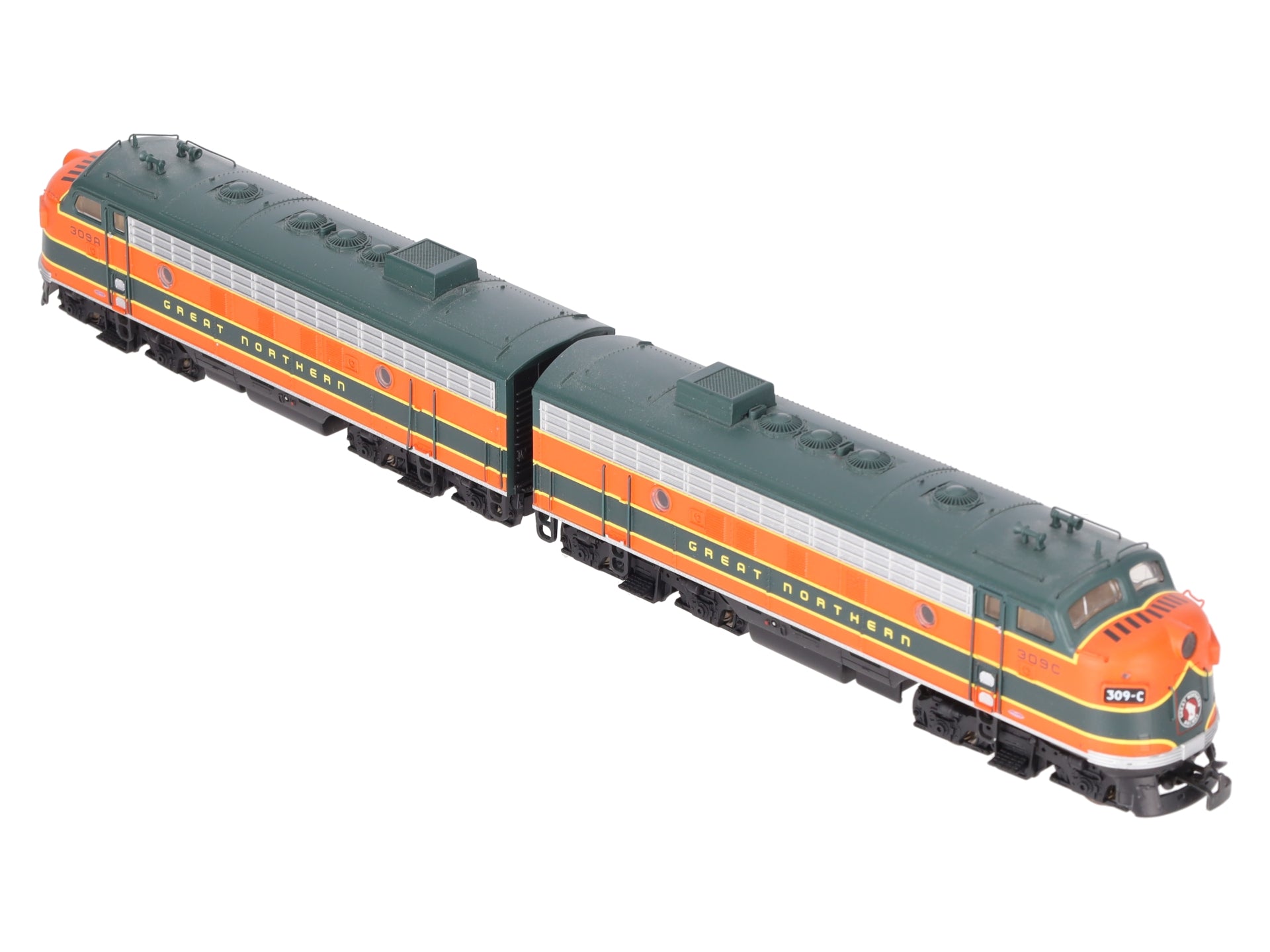 Marklin 39621 HO Great Northern F7 A/A Diesel Electric Loco MFX+ w/Sound EX/Box