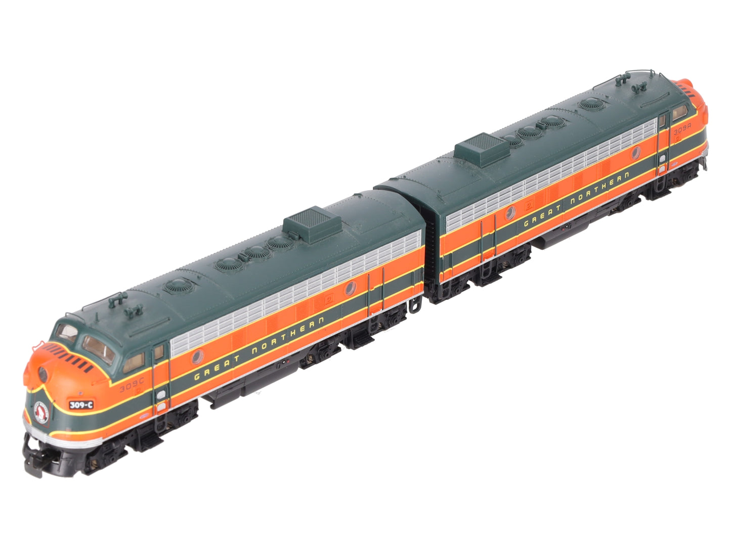 Marklin 39621 HO Great Northern F7 A/A Diesel Electric Loco MFX+ w/Sound EX/Box