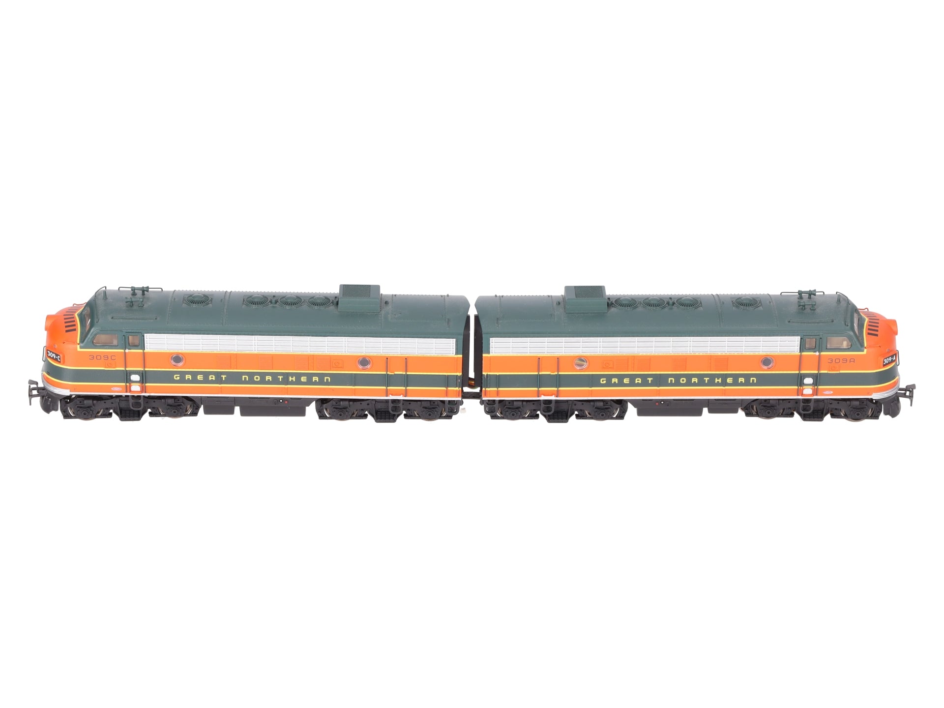 Marklin 39621 HO Great Northern F7 A/A Diesel Electric Loco MFX+ w/Sound EX/Box