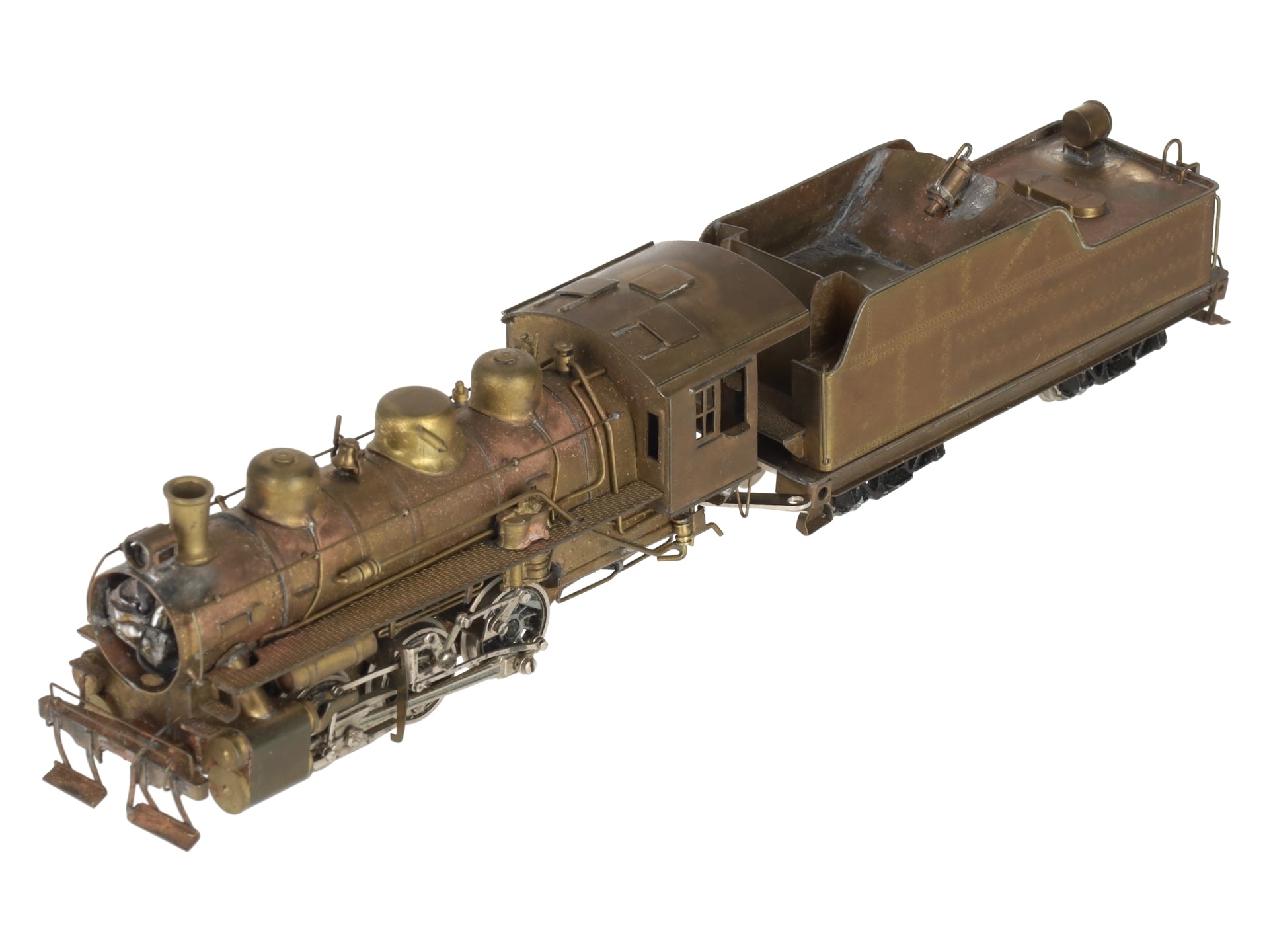 Akane HO Scale Brass USRA 0-6-0 Steam Locomotive & Tender VG/Box