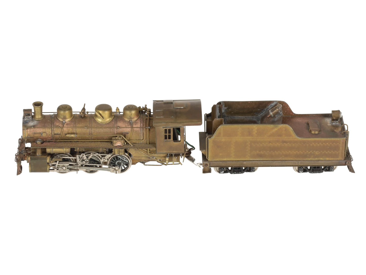 Akane HO Scale Brass USRA 0-6-0 Steam Locomotive & Tender VG/Box