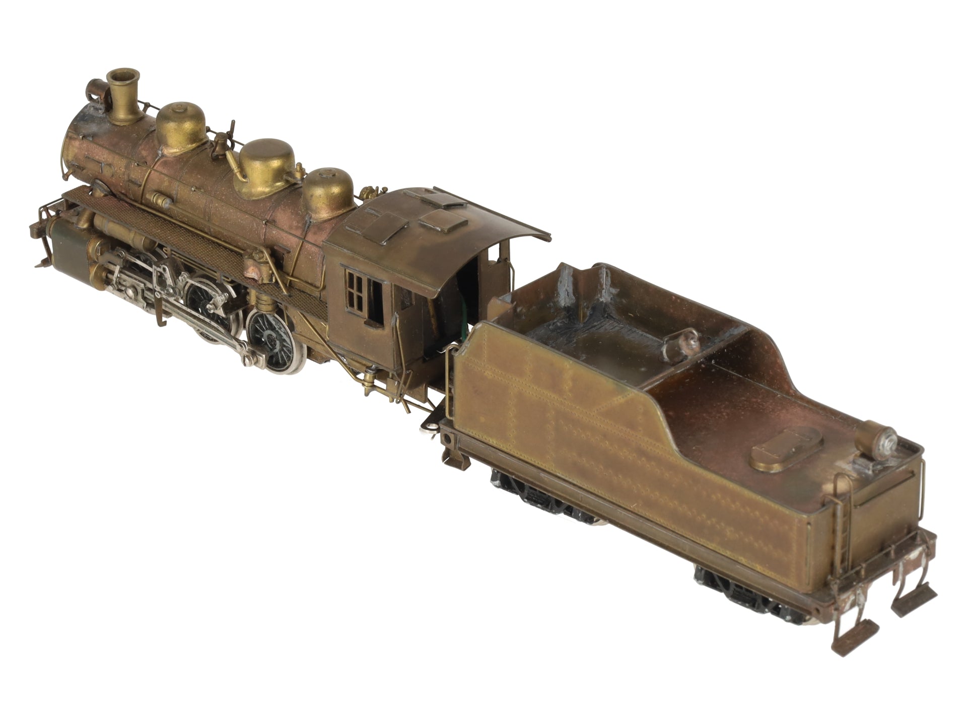 Akane HO Scale Brass USRA 0-6-0 Steam Locomotive & Tender VG/Box