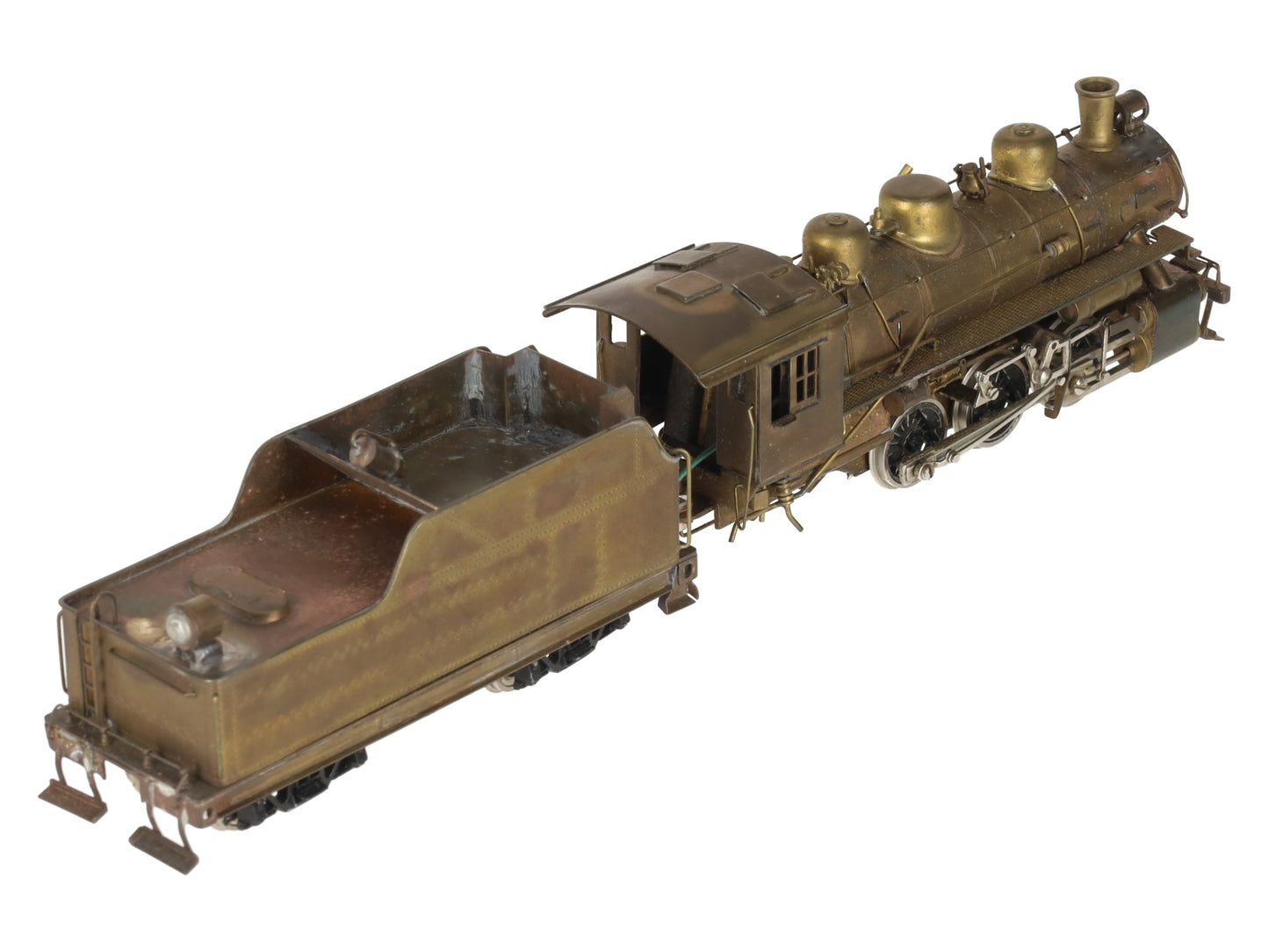 Akane HO Scale Brass USRA 0-6-0 Steam Locomotive & Tender VG/Box