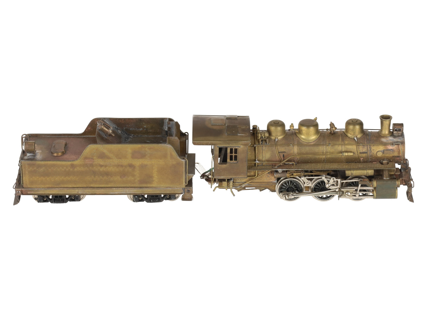 Akane HO Scale Brass USRA 0-6-0 Steam Locomotive & Tender VG/Box