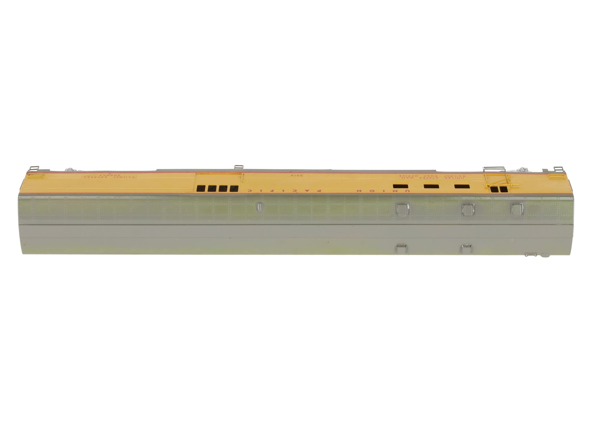 Precision Brass 0257 HO BRASS Union Pacific Baggage/RPO Passenger Car- Painted/Box