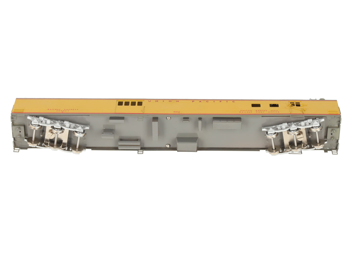 Precision Brass 0257 HO BRASS Union Pacific Baggage/RPO Passenger Car- Painted/Box