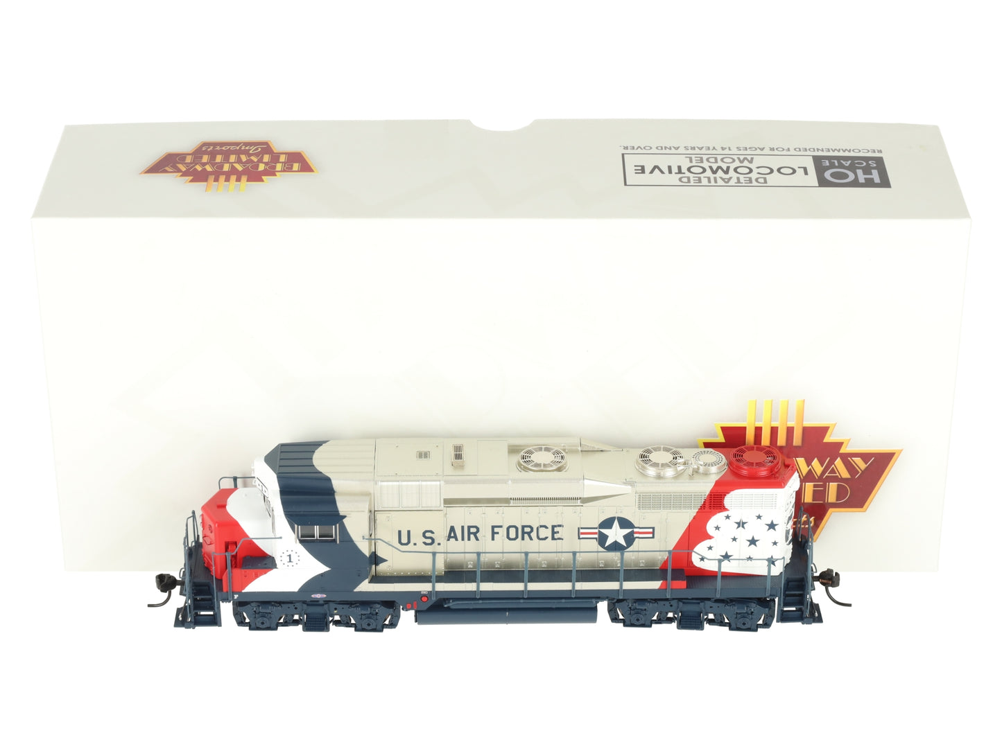 Broadway Limited 9157 HO USAF EMD GP30 Diesel Locomotive DCC-Ready #2250 EX/Box