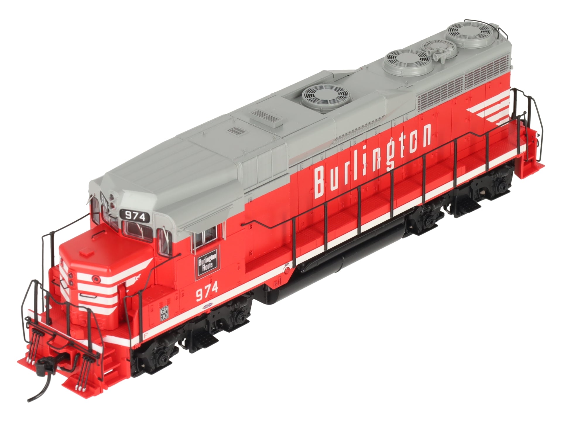 Broadway Limited 9151 HO CBQ EMD GP30 Diesel Locomotive No-Sound/DCC-Ready #974 LN/Box