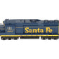 Broadway Limited 9150 HO SF EMD GP30 Diesel Locomotive No-Sound/DCC-Ready #1263 LN/Box