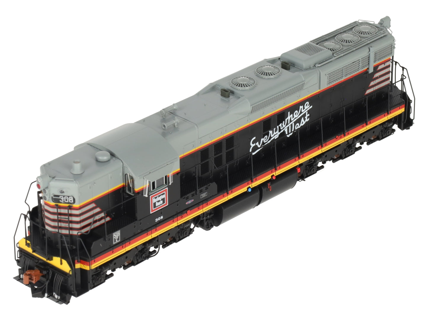 Scale Trains SXT41143 HO Chicago Burlington & Quincy EMD SD7 Diesel #308 EX/Box