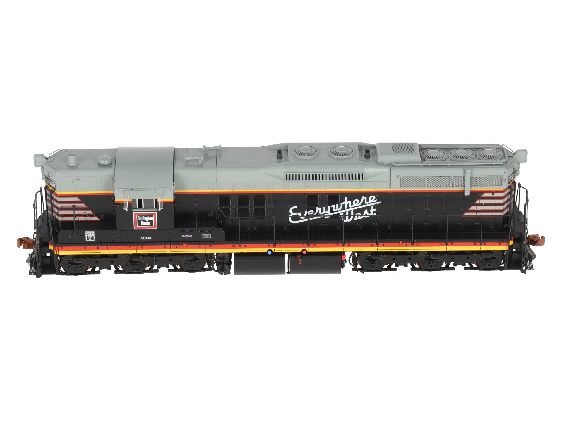 Scale Trains SXT41143 HO Chicago Burlington & Quincy EMD SD7 Diesel #308 EX/Box