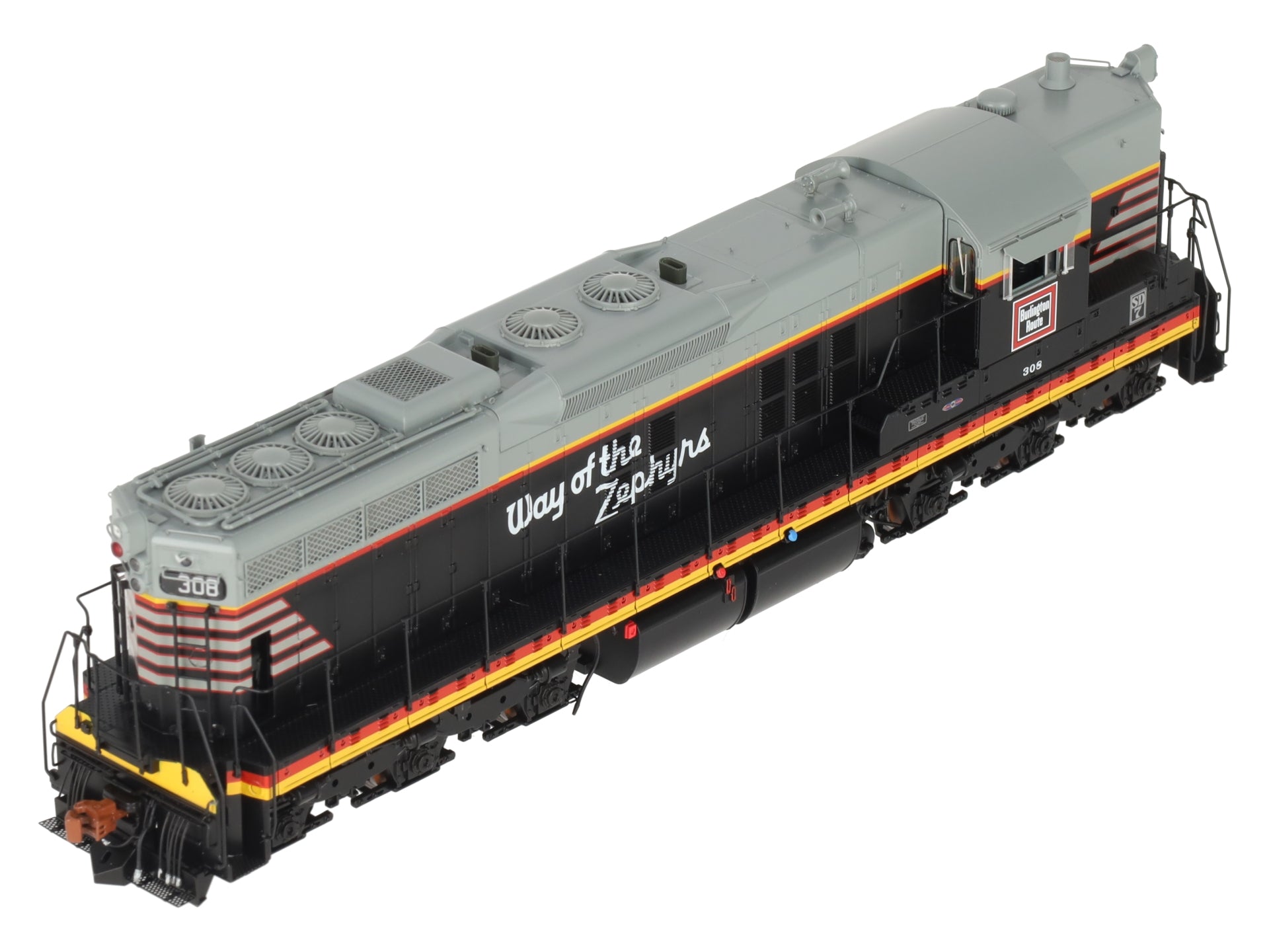 Scale Trains SXT41143 HO Chicago Burlington & Quincy EMD SD7 Diesel #308 EX/Box