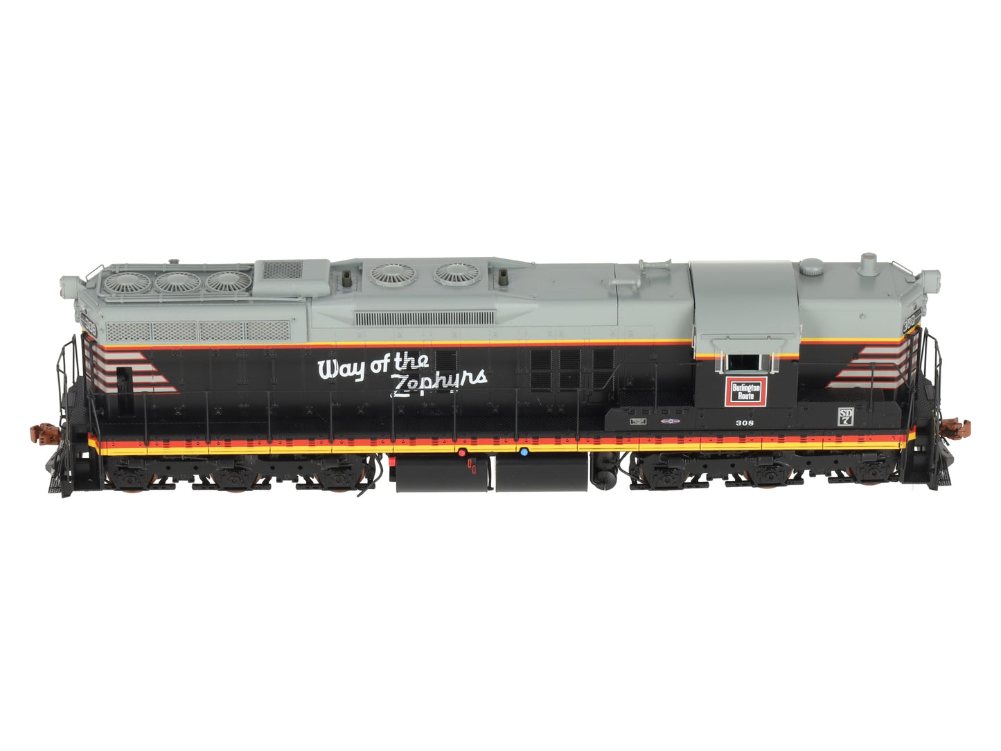 Scale Trains SXT41143 HO Chicago Burlington & Quincy EMD SD7 Diesel #308 EX/Box