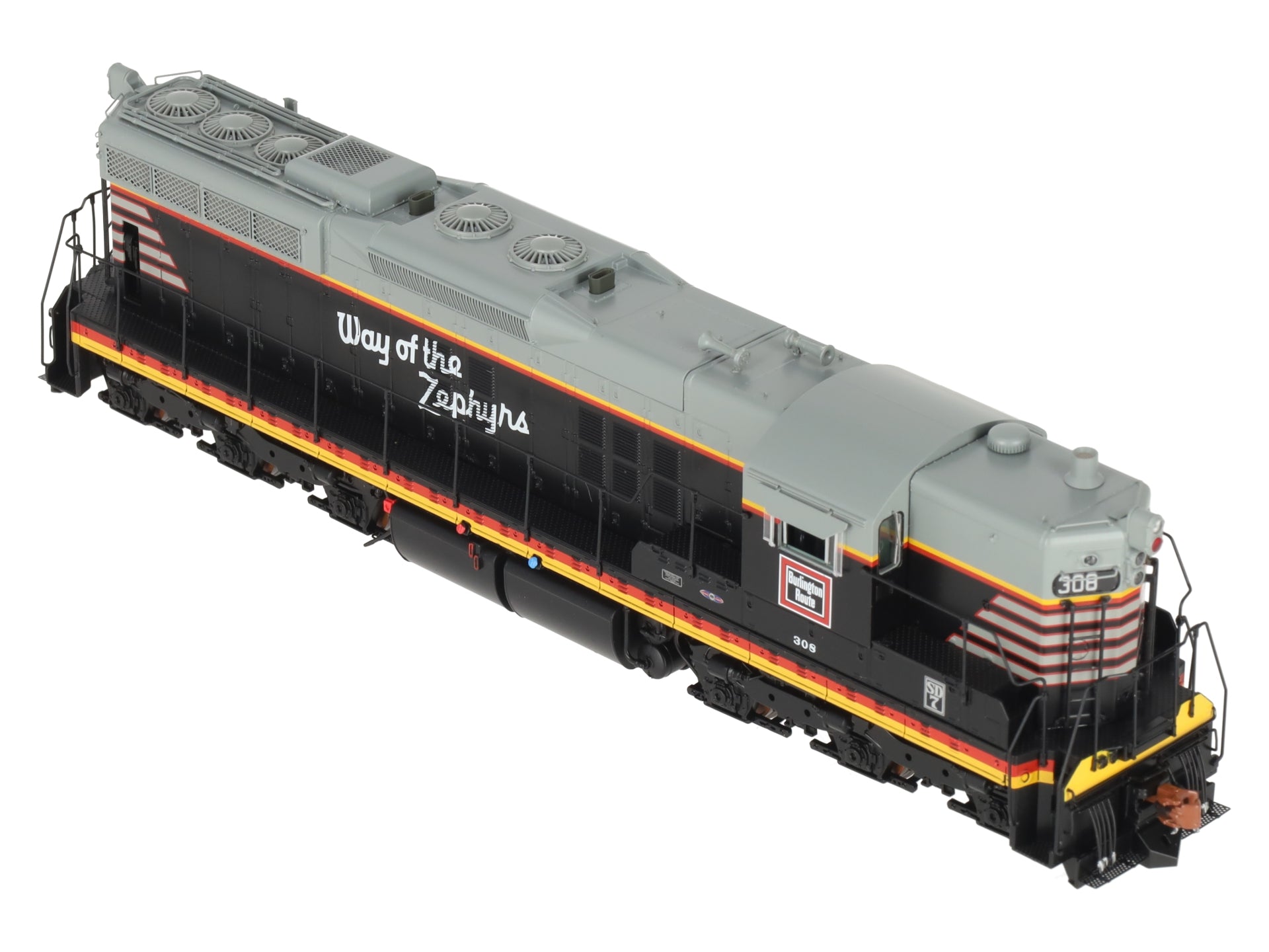 Scale Trains SXT41143 HO Chicago Burlington & Quincy EMD SD7 Diesel #308 EX/Box