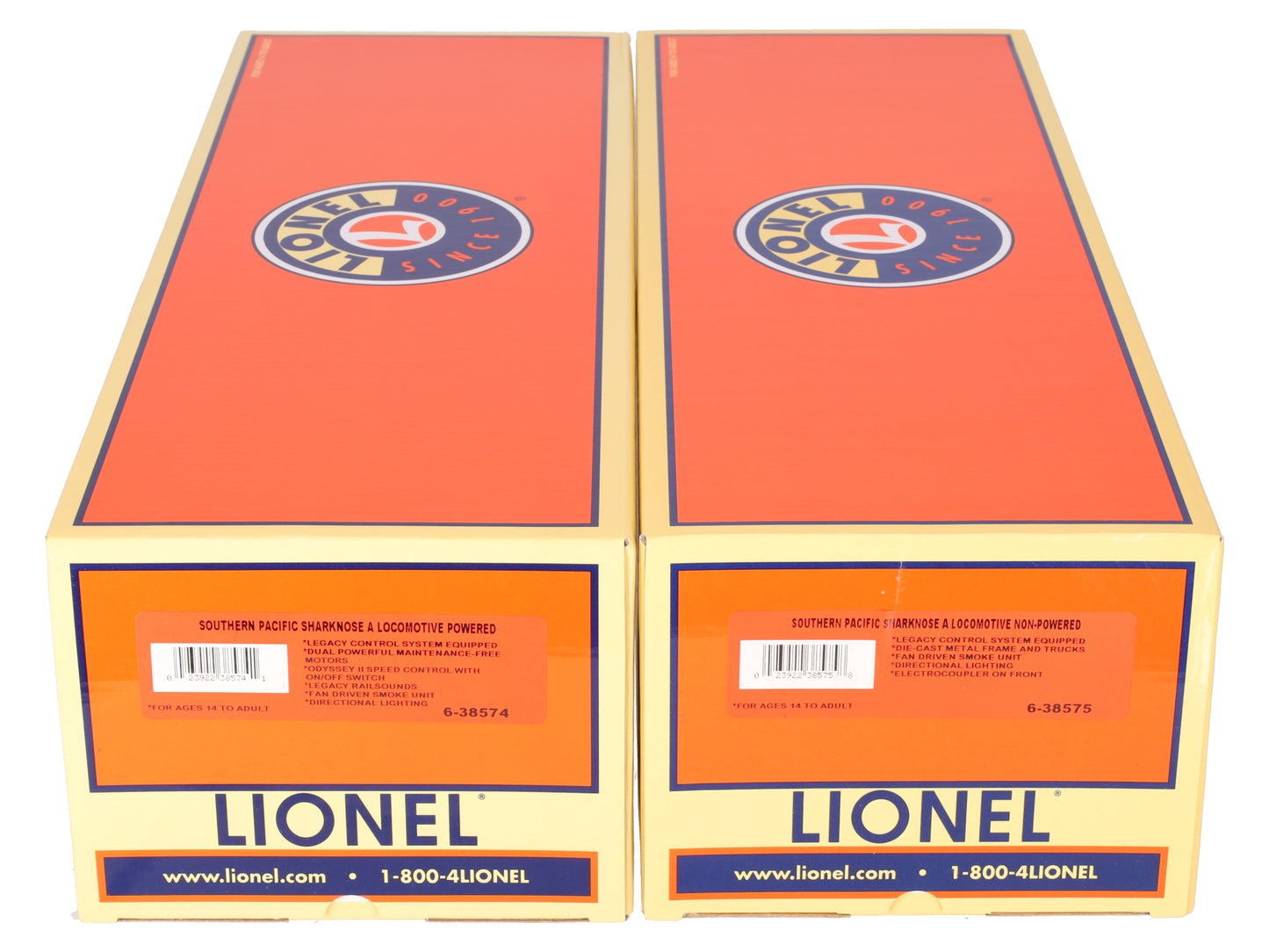 Lionel 6-38573 SP Legacy RF-16 Sharknose AA Diesel Locomotive Set #6056/6058 EX/Box