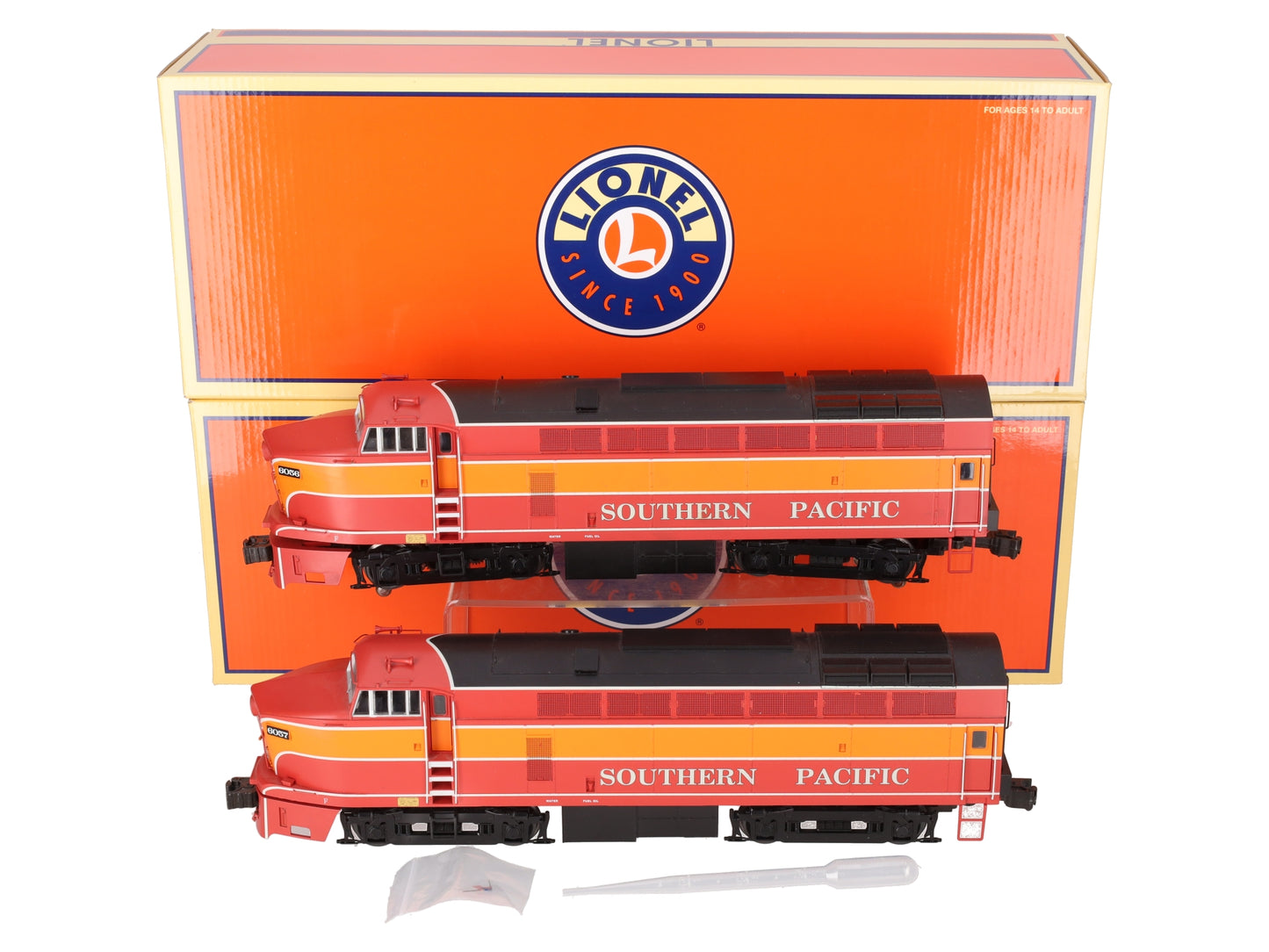 Lionel 6-38573 SP Legacy RF-16 Sharknose AA Diesel Locomotive Set #6056/6058 EX/Box