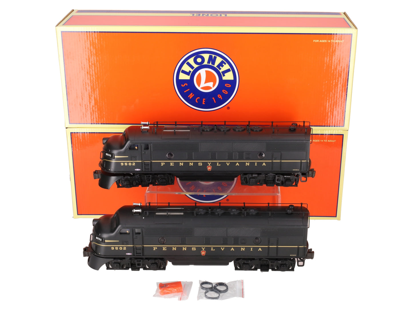 Lionel 6-81453 O Gauge PRR "Signature Line" F# AA Diesel Locomotive Set w/Legacy EX/Box