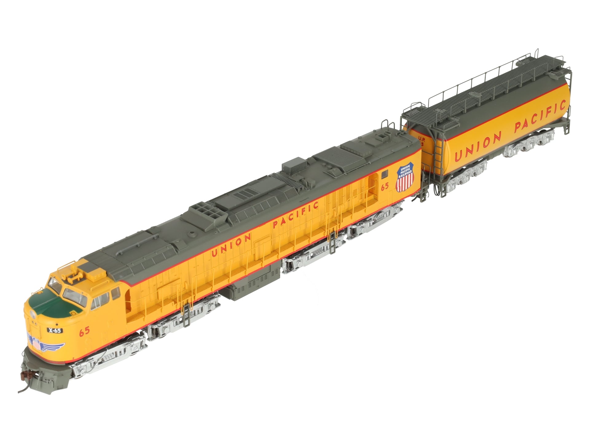 Athearn 88667 HO UP Veranda Gas Turbine Diesel Locomotive with Tender #65 LN/Box