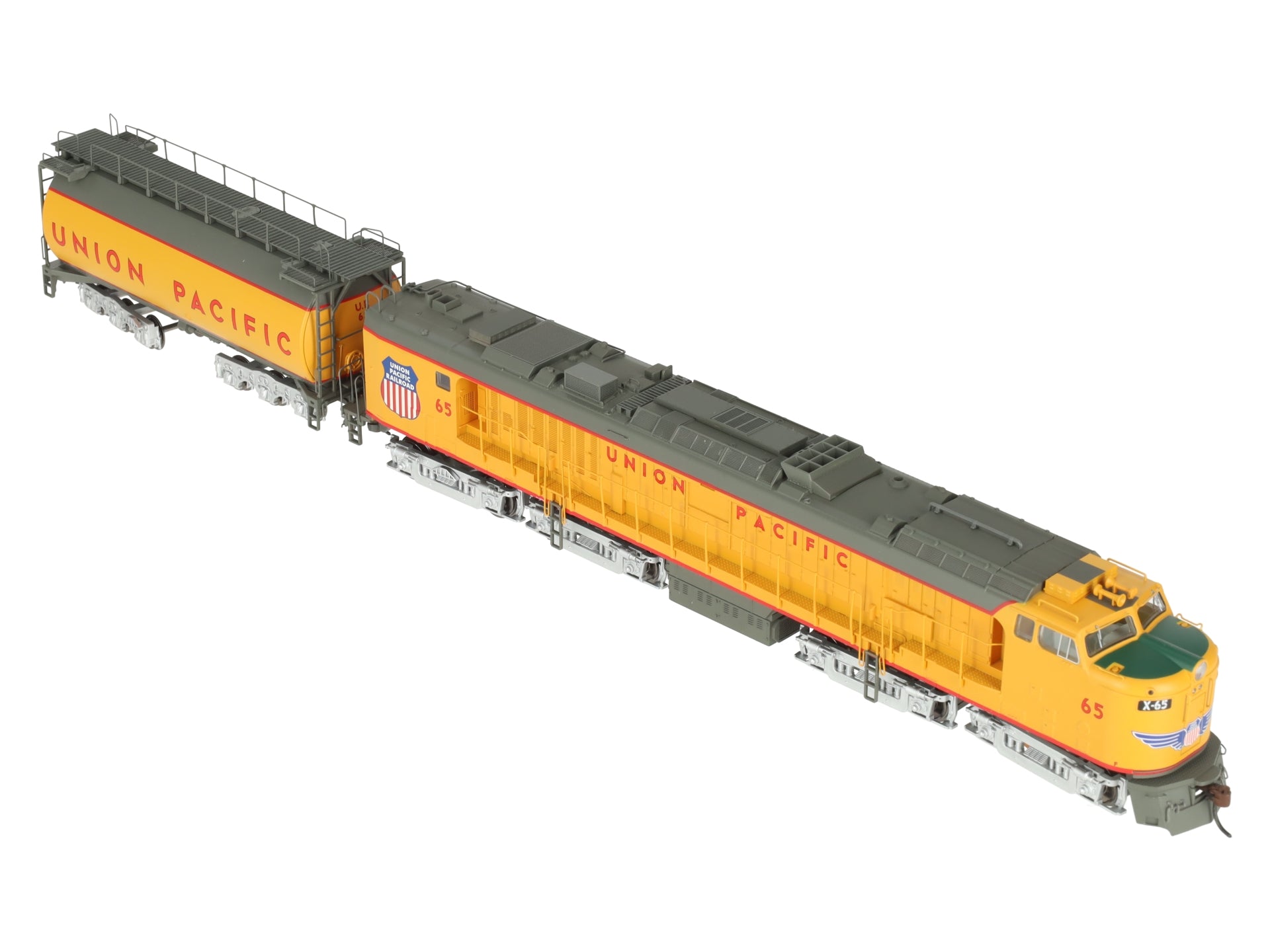 Athearn 88667 HO UP Veranda Gas Turbine Diesel Locomotive with Tender #65 LN/Box