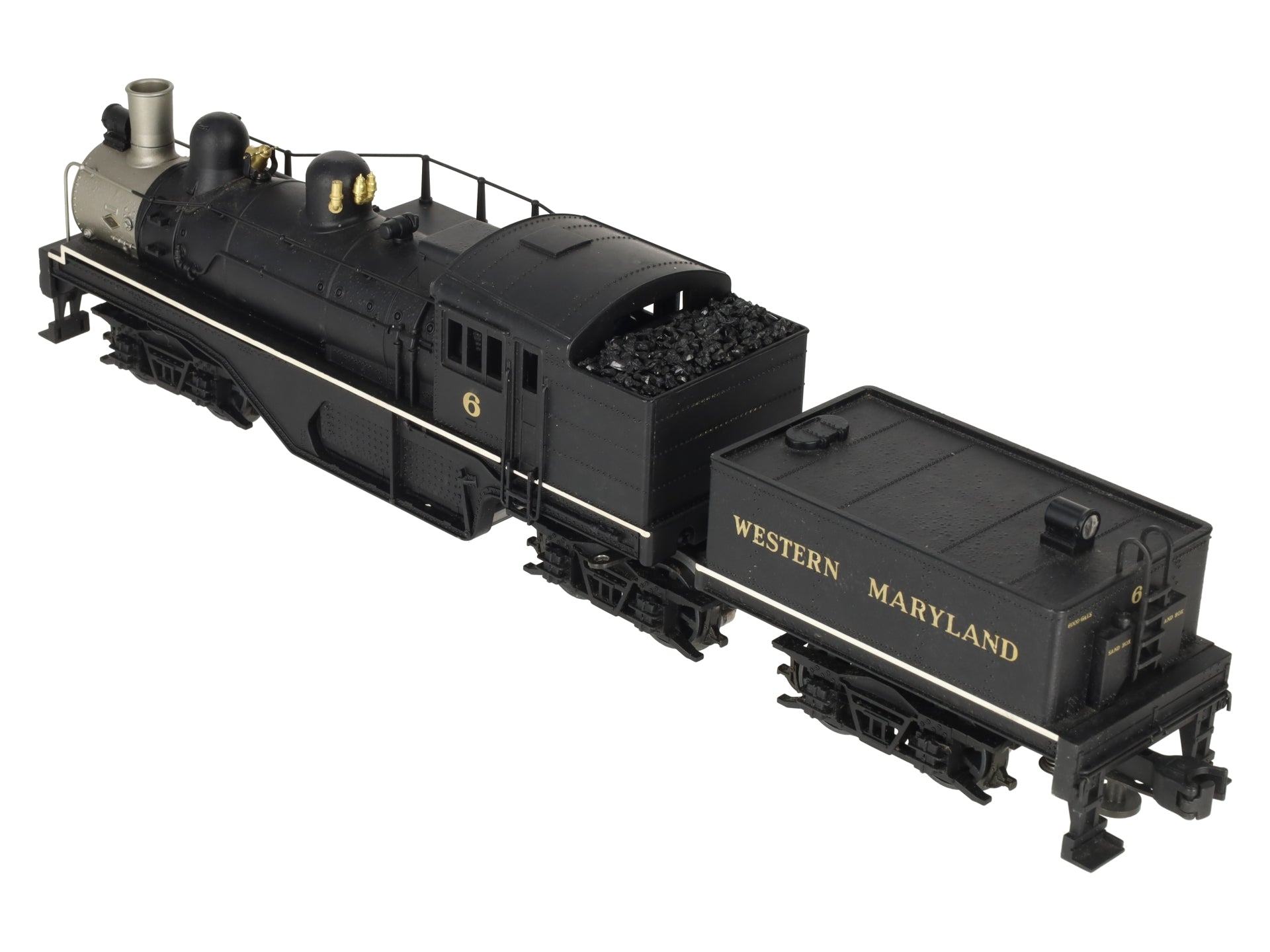 Lionel 6-18023 O Gauge Western Maryland Shay Steam Locomotive #6 VG/Box