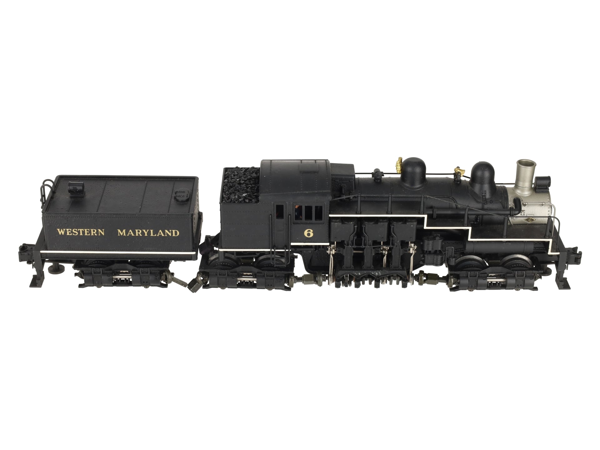 Lionel 6-18023 O Gauge Western Maryland Shay Steam Locomotive #6 VG/Box