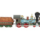 SMR Trains O BRASS W.A.R.R. "The General" 1862 4-4-0 Steam Loco (3-Rail) EX/Box
