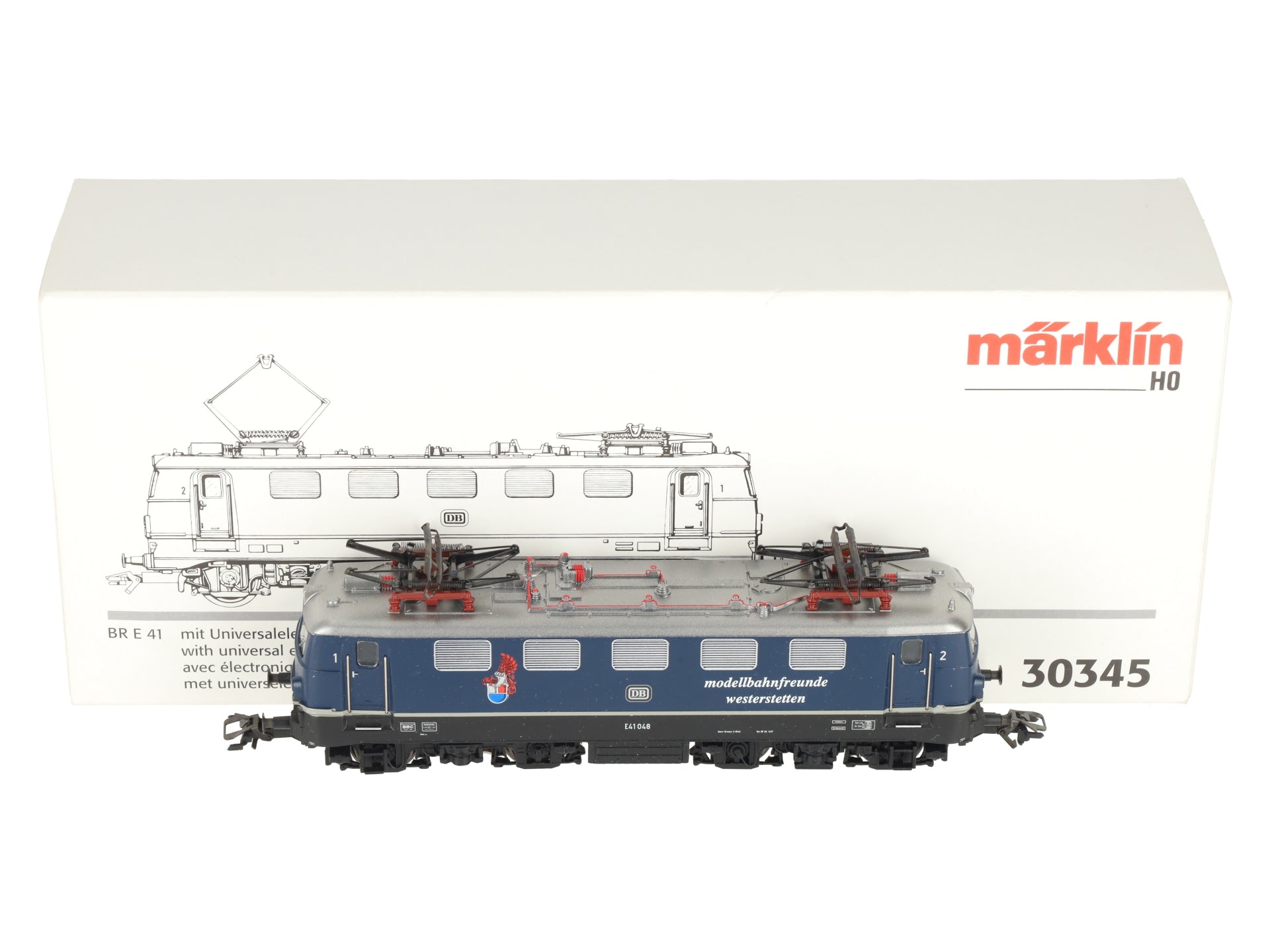 Marklin 30345 HO Scale BR E41 Electric Locomotive EX/Box