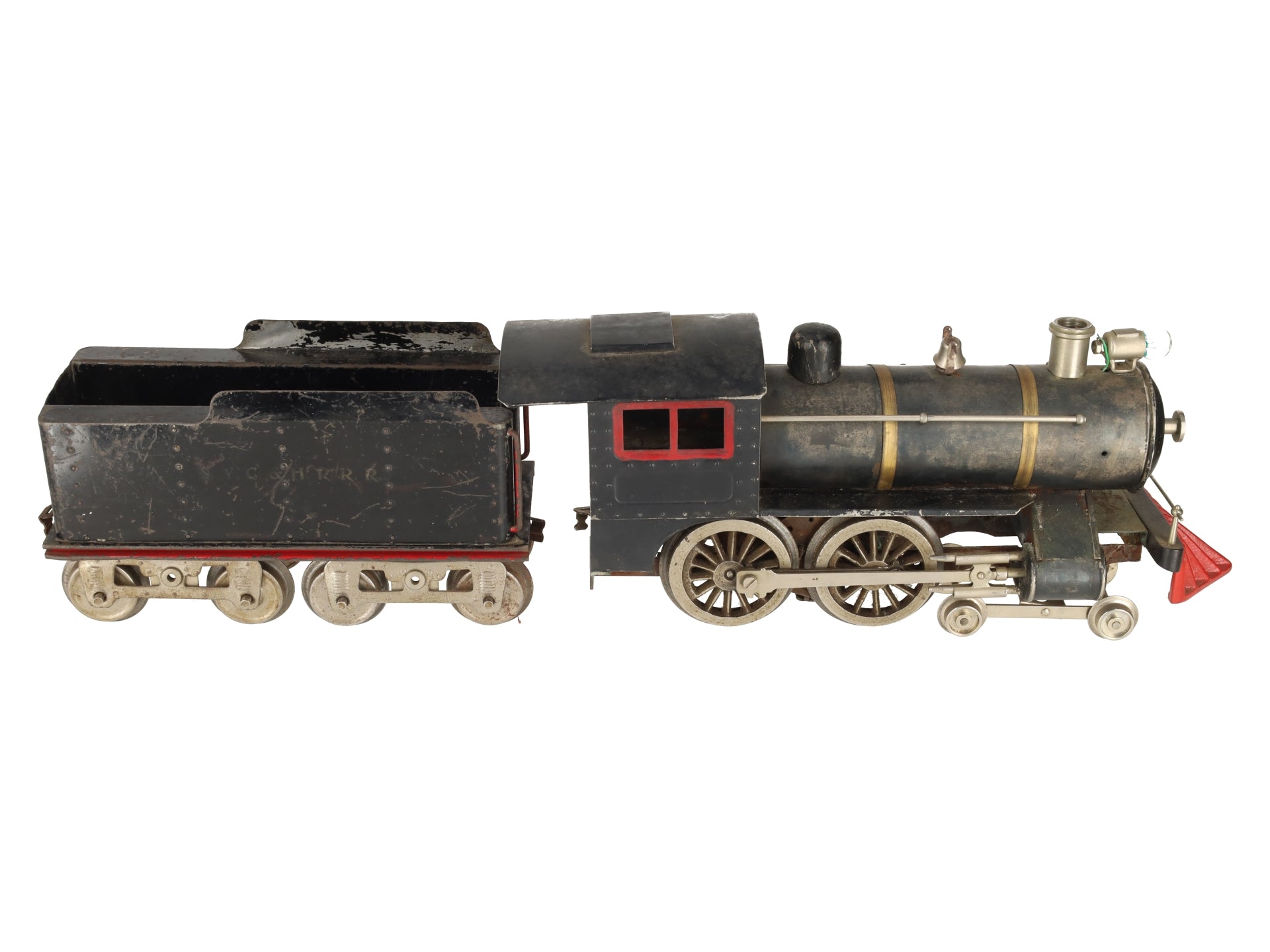 Lionel 6 Vintage Standard Gauge Prewar 4-4-0 Steam Locomotive and Tender