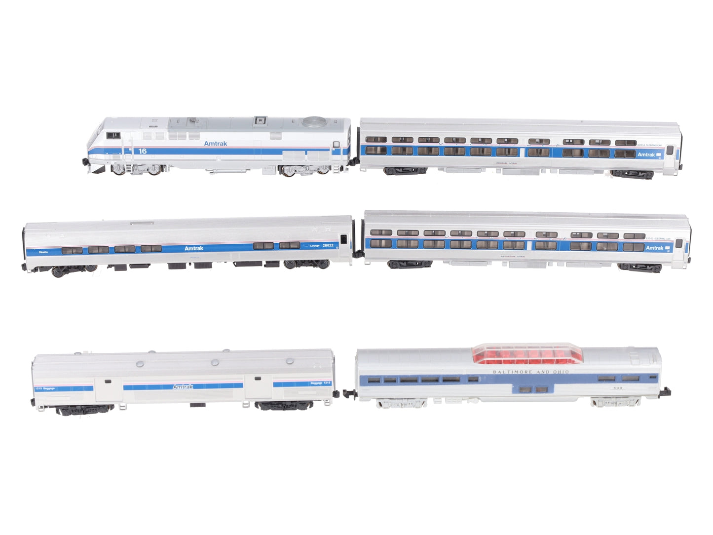 Kato 106-0101 N Gauge Amtrak Amfleet P42 Diesel Train Set EX/Box