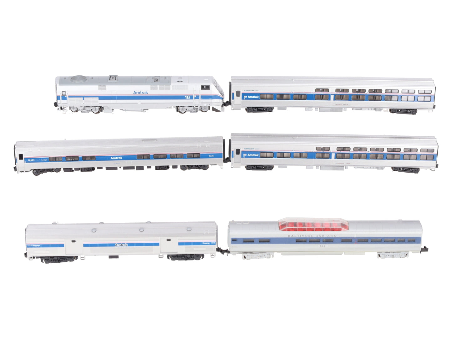 Kato 106-0101 N Gauge Amtrak Amfleet P42 Diesel Train Set EX/Box