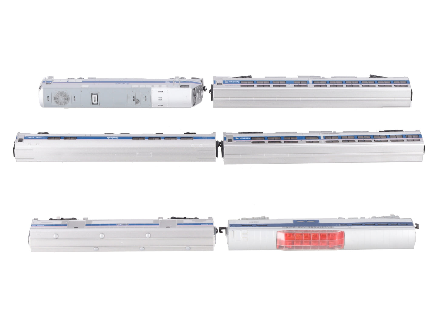Kato 106-0101 N Gauge Amtrak Amfleet P42 Diesel Train Set EX/Box