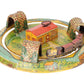 Marx Vintage Tin Litho "Honeymoon Express" Wind-up Toy EX