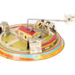 Marx Vintage Tin Litho "Honeymoon Express" Wind-up Toy VG
