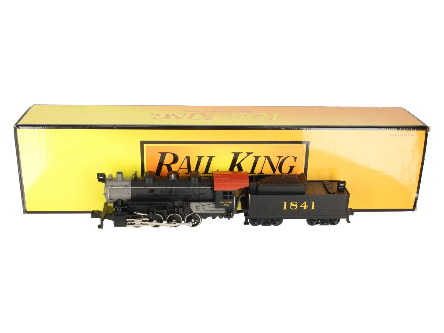 MTH 30-1181-1 Southern 0-8-0 Steam Steam Locomotive & Tender w/PS2 #1841 EX/Box