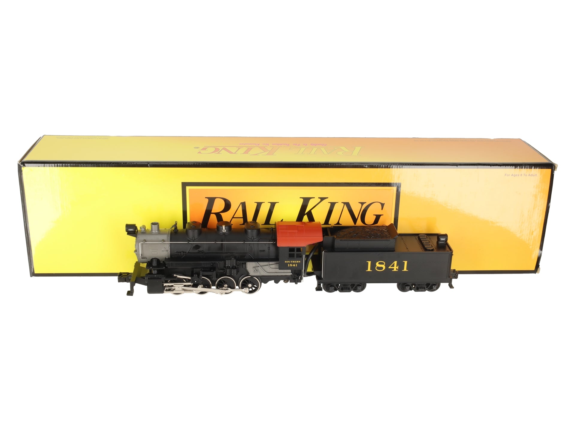MTH 30-1181-1 Southern 0-8-0 Steam Steam Locomotive & Tender w/PS2 #1841 EX/Box
