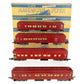 American Flyer 4612 Vintage S NYC Passenger Cars 652, 653 & 654 [4] VG/Box