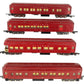 American Flyer 4612 Vintage S NYC Passenger Cars 652, 653 & 654 [4] VG/Box