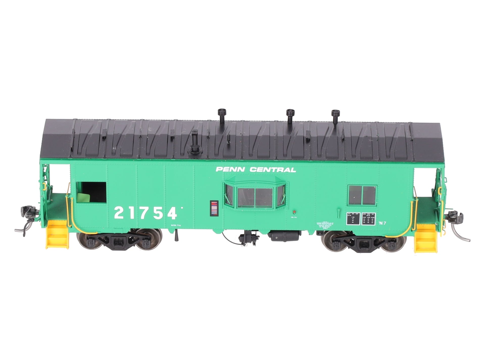 Tangent 60112-04 HO Penn Central N7 Bay Window Caboose #21754 EX/Box