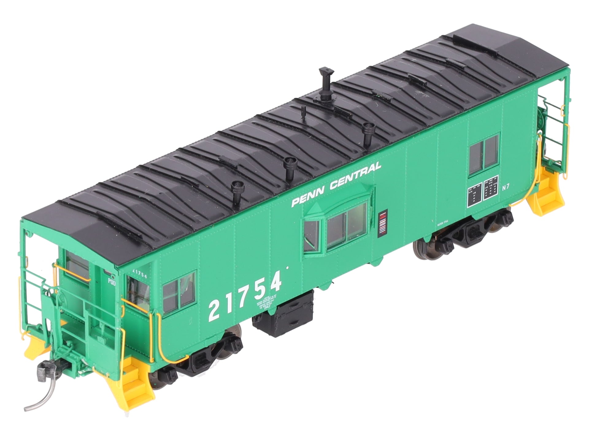 Tangent 60112-04 HO Penn Central N7 Bay Window Caboose #21754 EX/Box