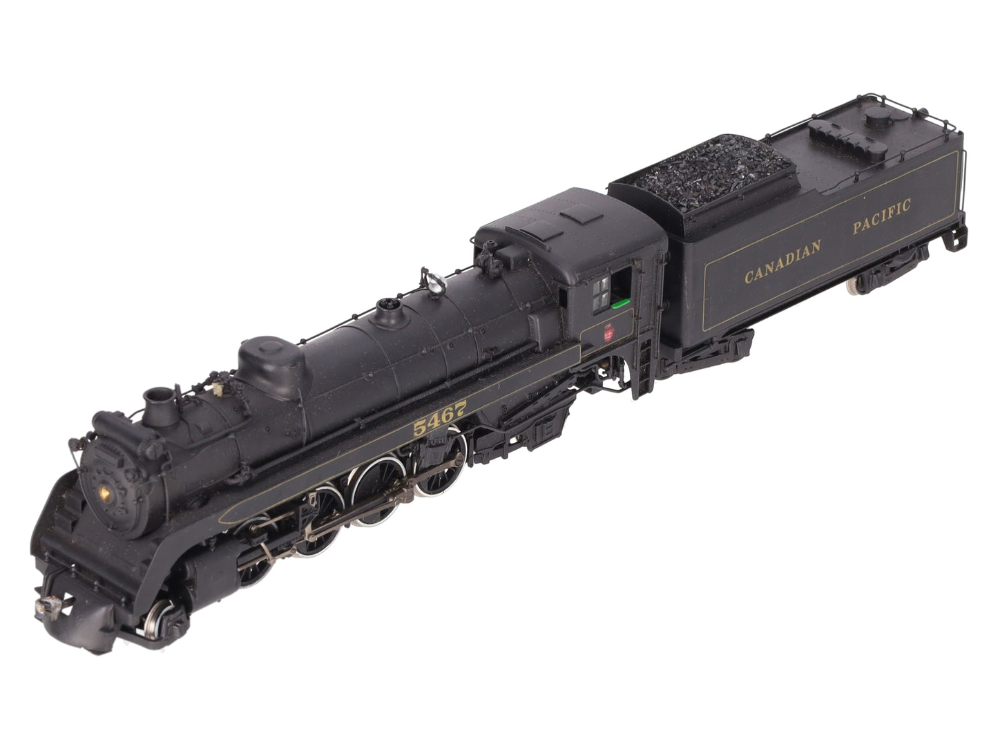 Toby HO BRASS CPR 2-8-2 Class P2J Steam Locomotive & Tender- Painted/Box
