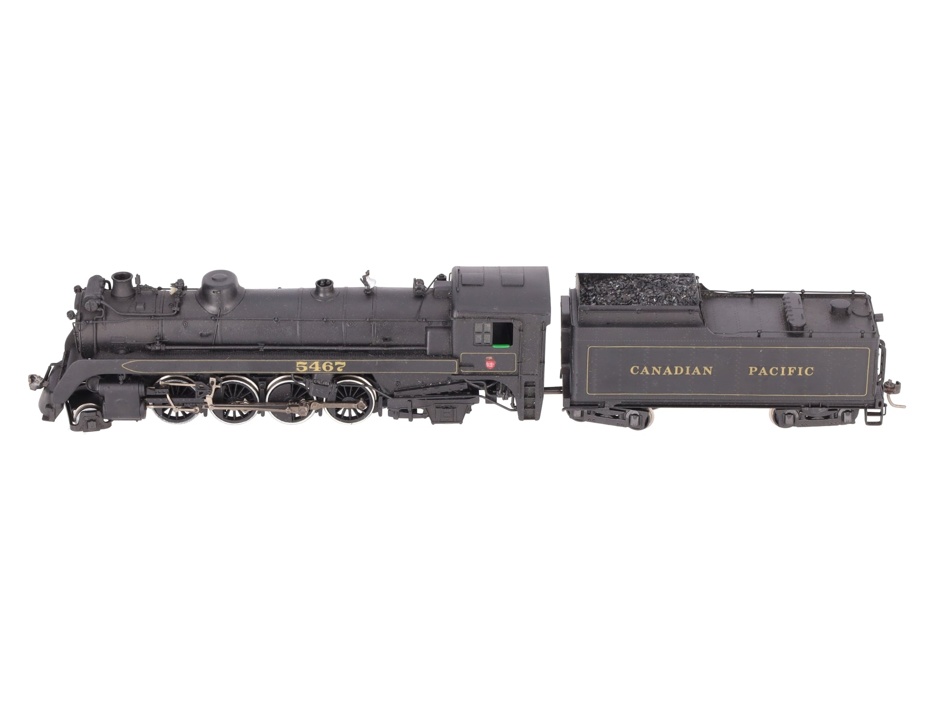 Toby HO BRASS CPR 2-8-2 Class P2J Steam Locomotive & Tender- Painted/Box