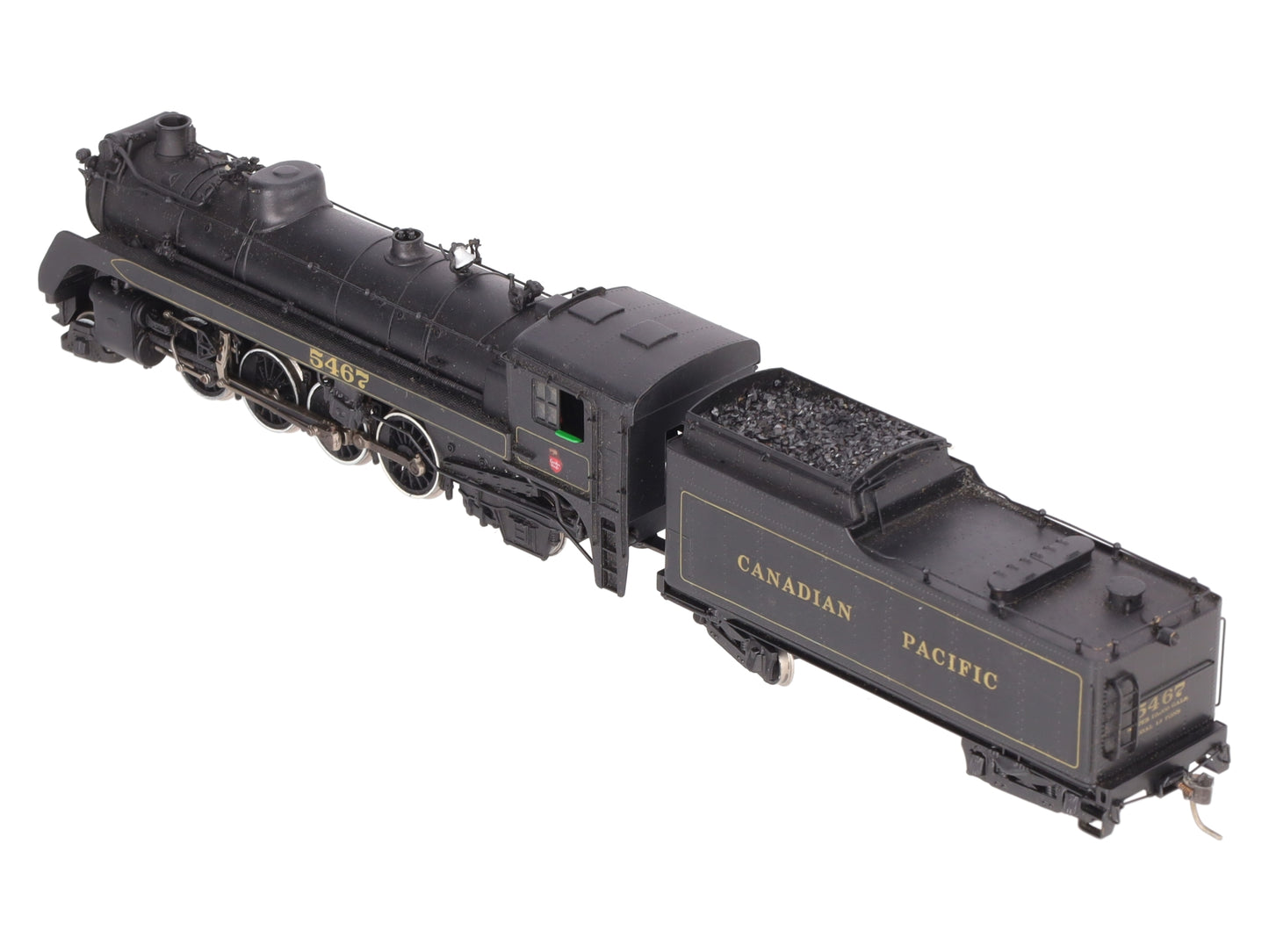 Toby HO BRASS CPR 2-8-2 Class P2J Steam Locomotive & Tender- Painted/Box