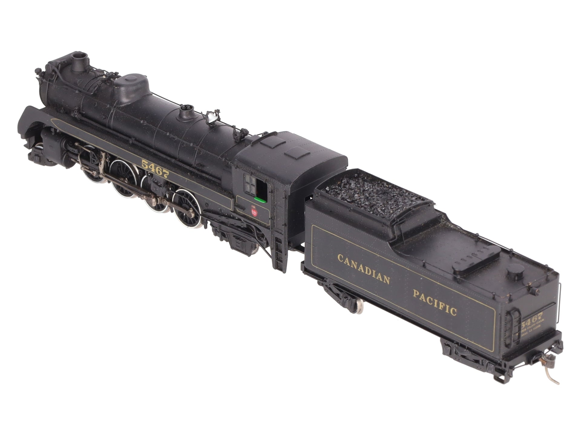 Toby HO BRASS CPR 2-8-2 Class P2J Steam Locomotive & Tender- Painted/Box
