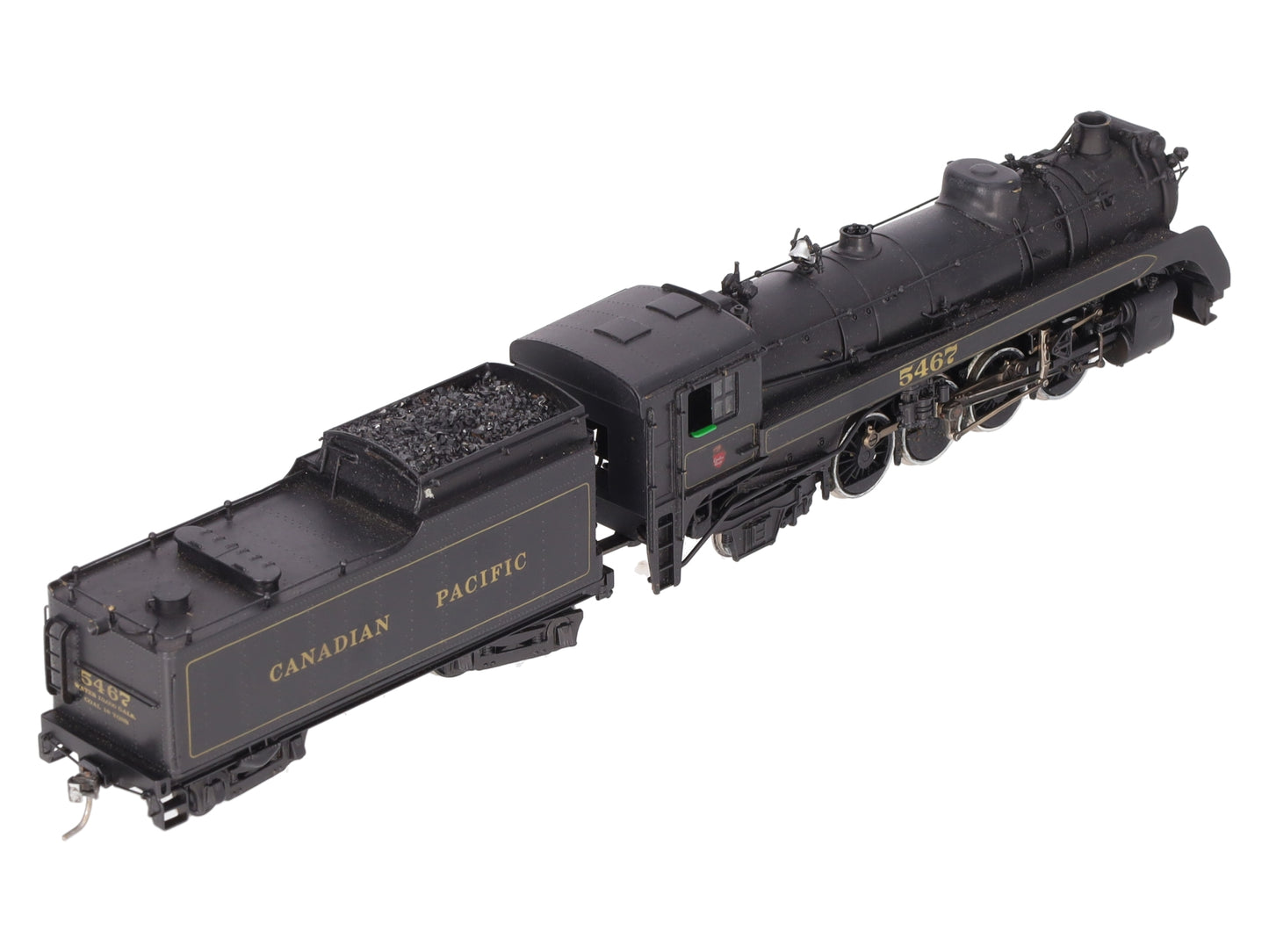 Toby HO BRASS CPR 2-8-2 Class P2J Steam Locomotive & Tender- Painted/Box