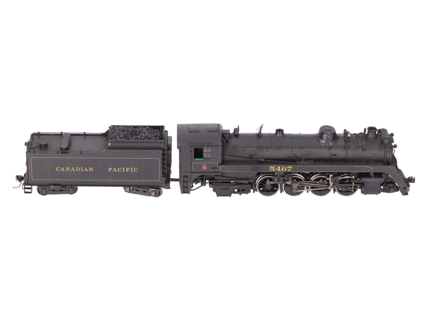 Toby HO BRASS CPR 2-8-2 Class P2J Steam Locomotive & Tender- Painted/Box