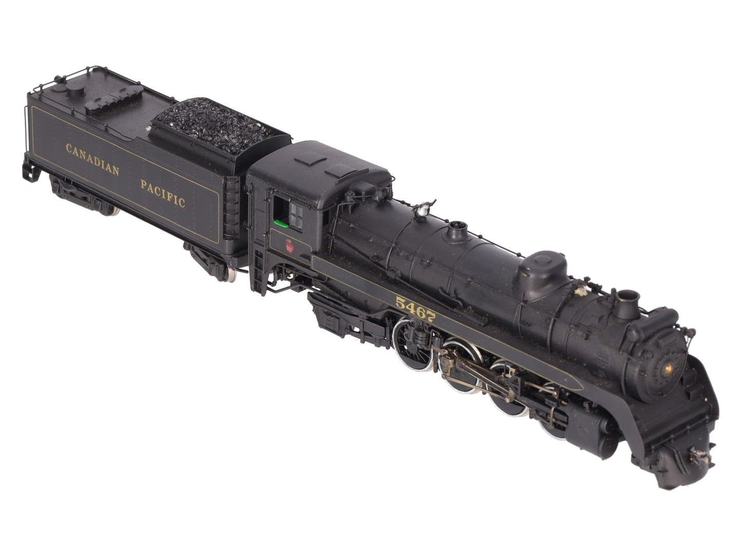 Toby HO BRASS CPR 2-8-2 Class P2J Steam Locomotive & Tender- Painted/Box