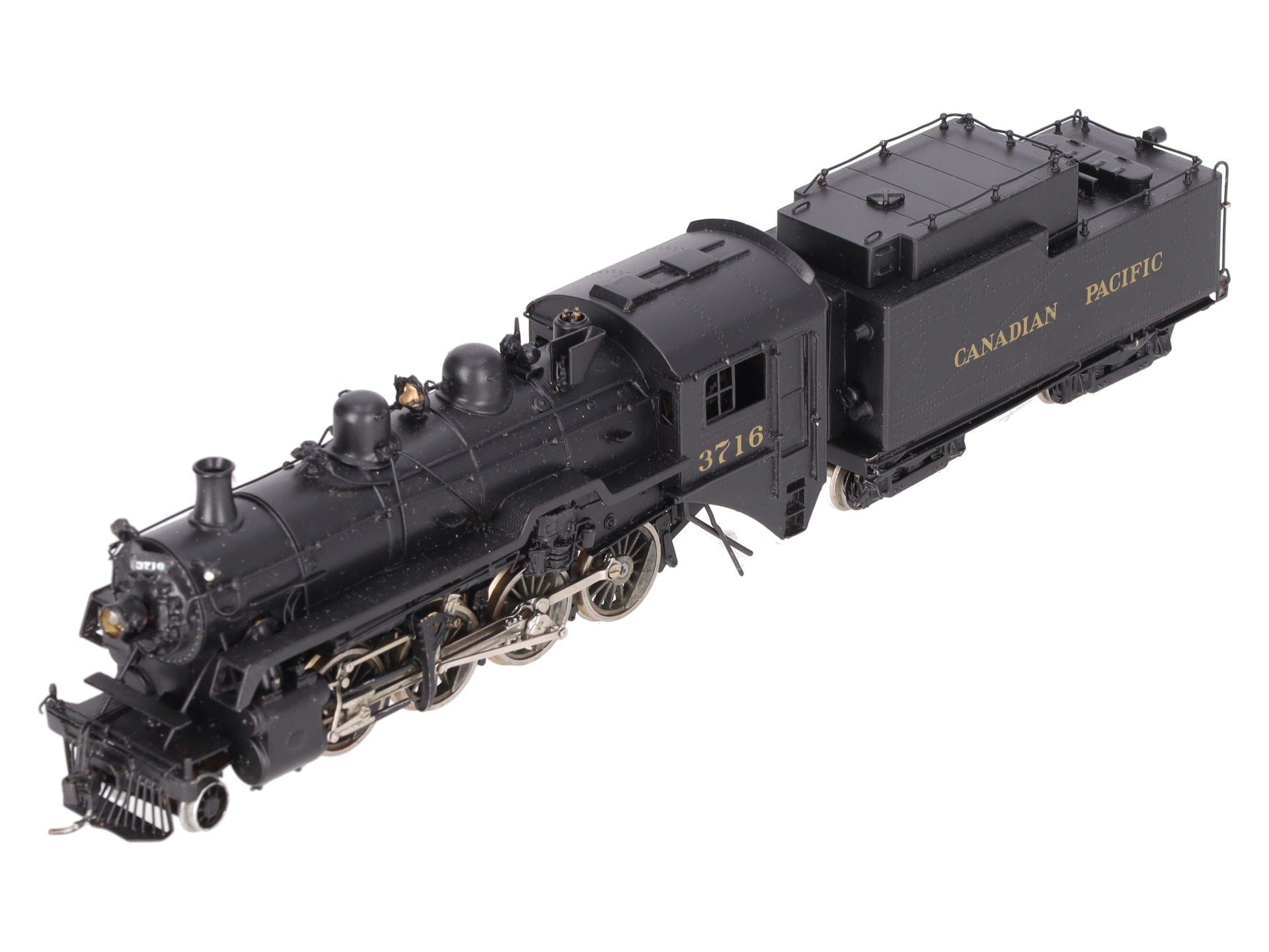Van Hobbies HO BRASS CPR 2-8-0 Steam Locomotive & Tender - Painted