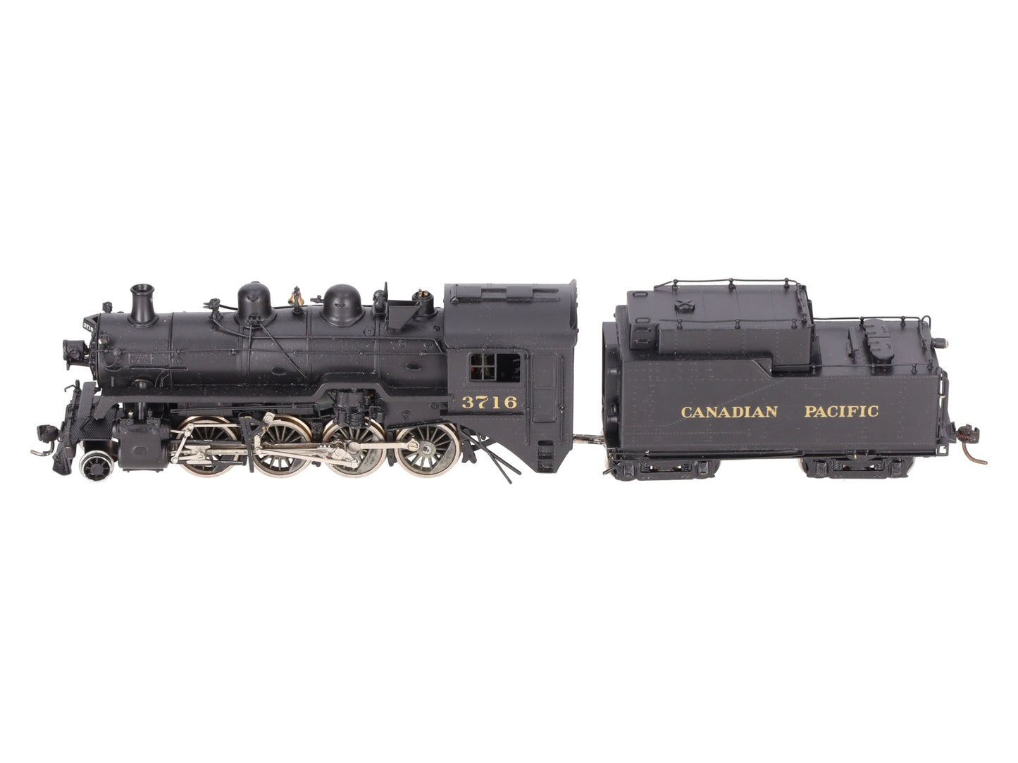 Van Hobbies HO BRASS CPR 2-8-0 Steam Locomotive & Tender - Painted